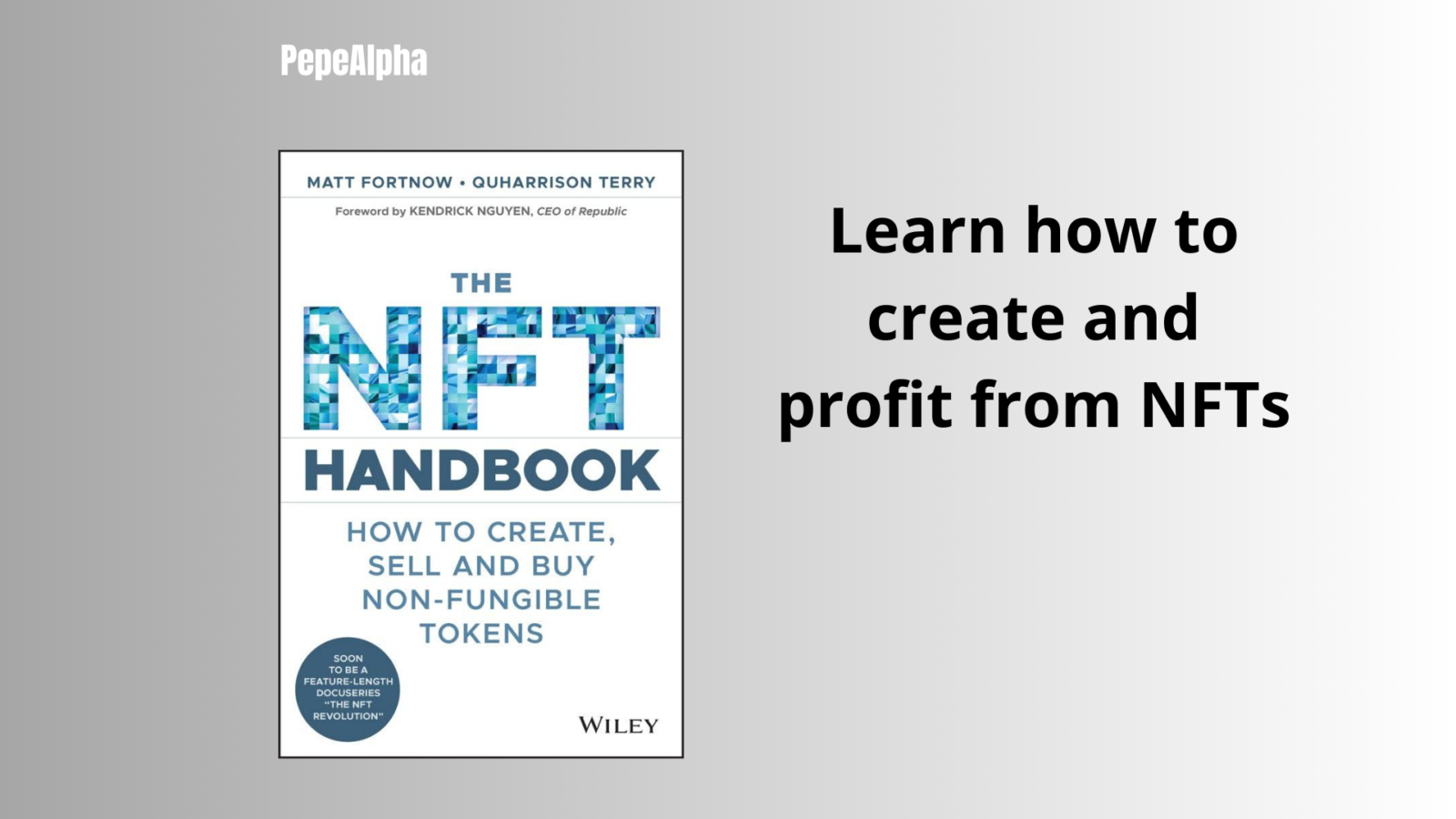 The NFT Handbook By Matt Fortnow: The best crypto books
