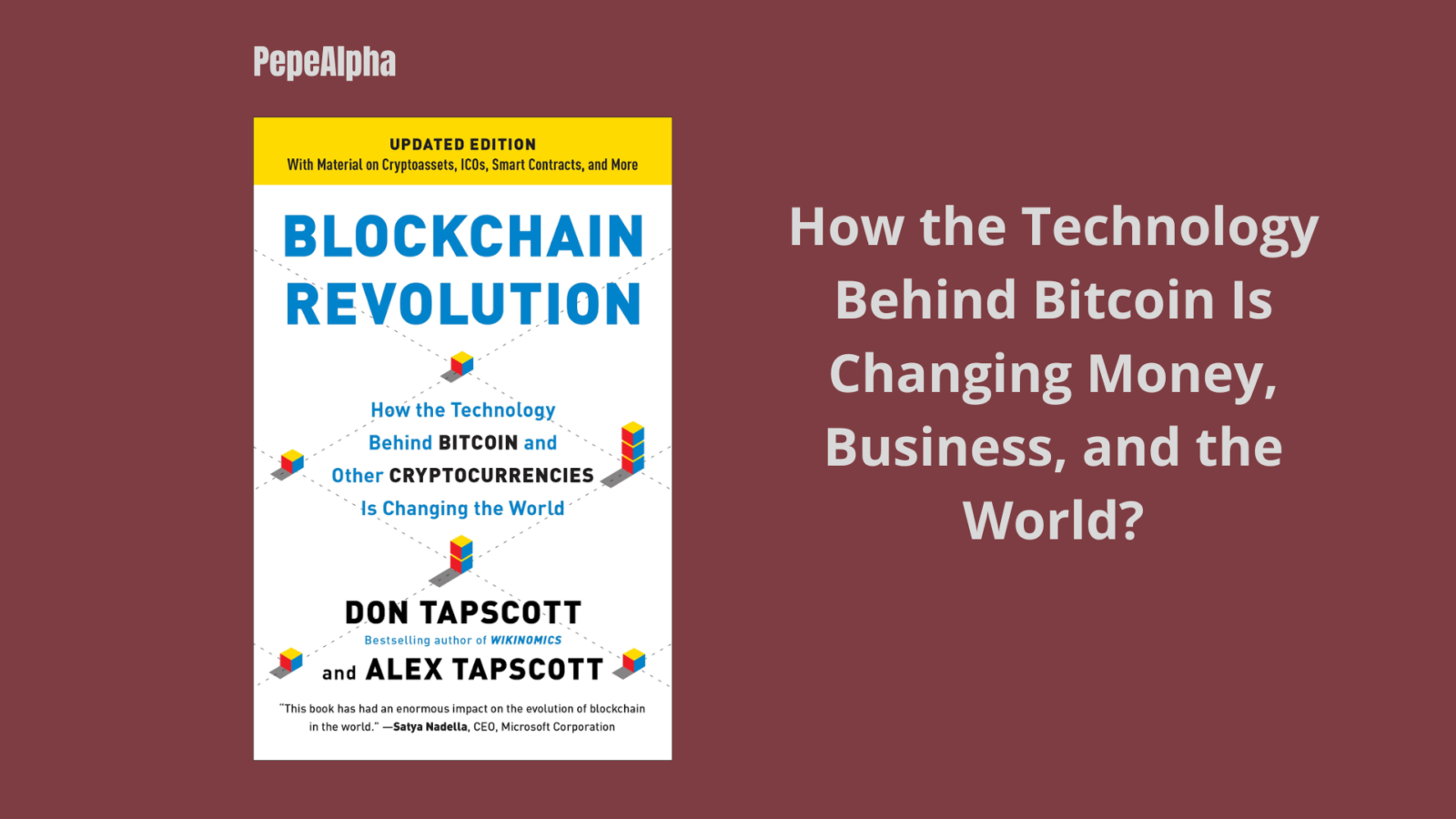 Blockchain Revolution by Don Tapscott: The Best crypto books