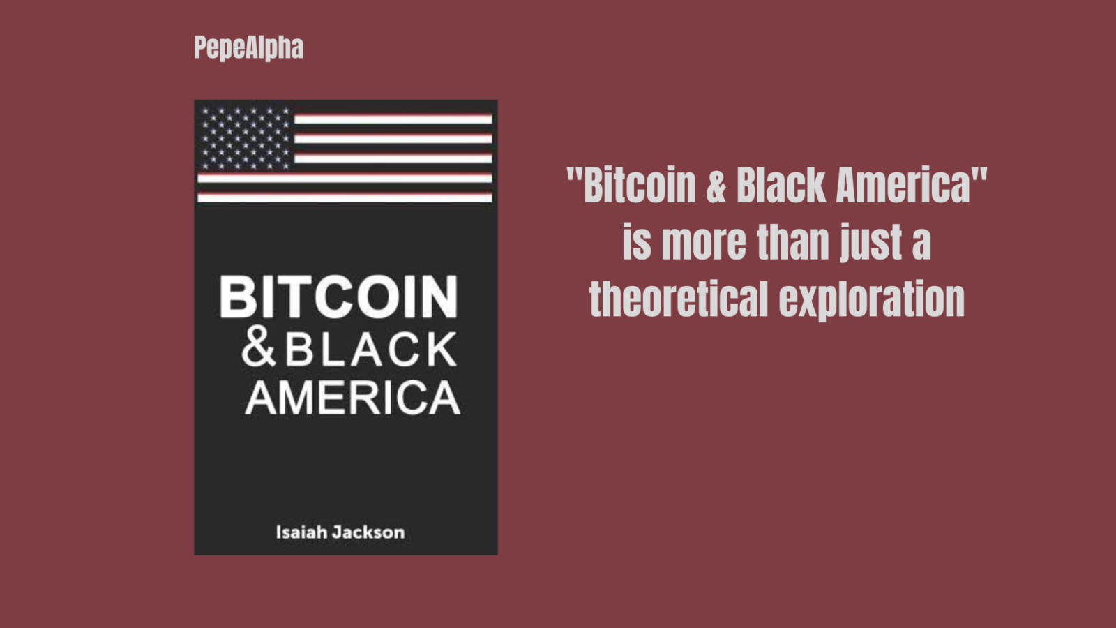 Bitcoin and Black America by Isaiah Jackson: The best crypto books