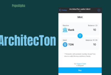 Architec.ton: wallet based on the TON blockchain
