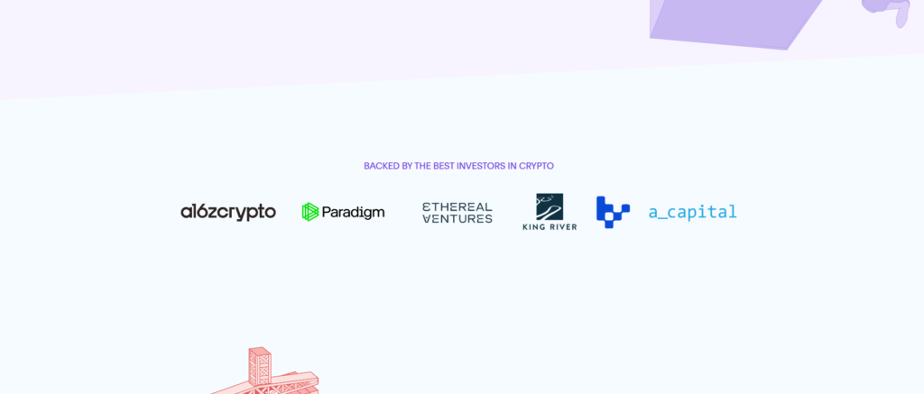 Backed by the best investores in Crypto