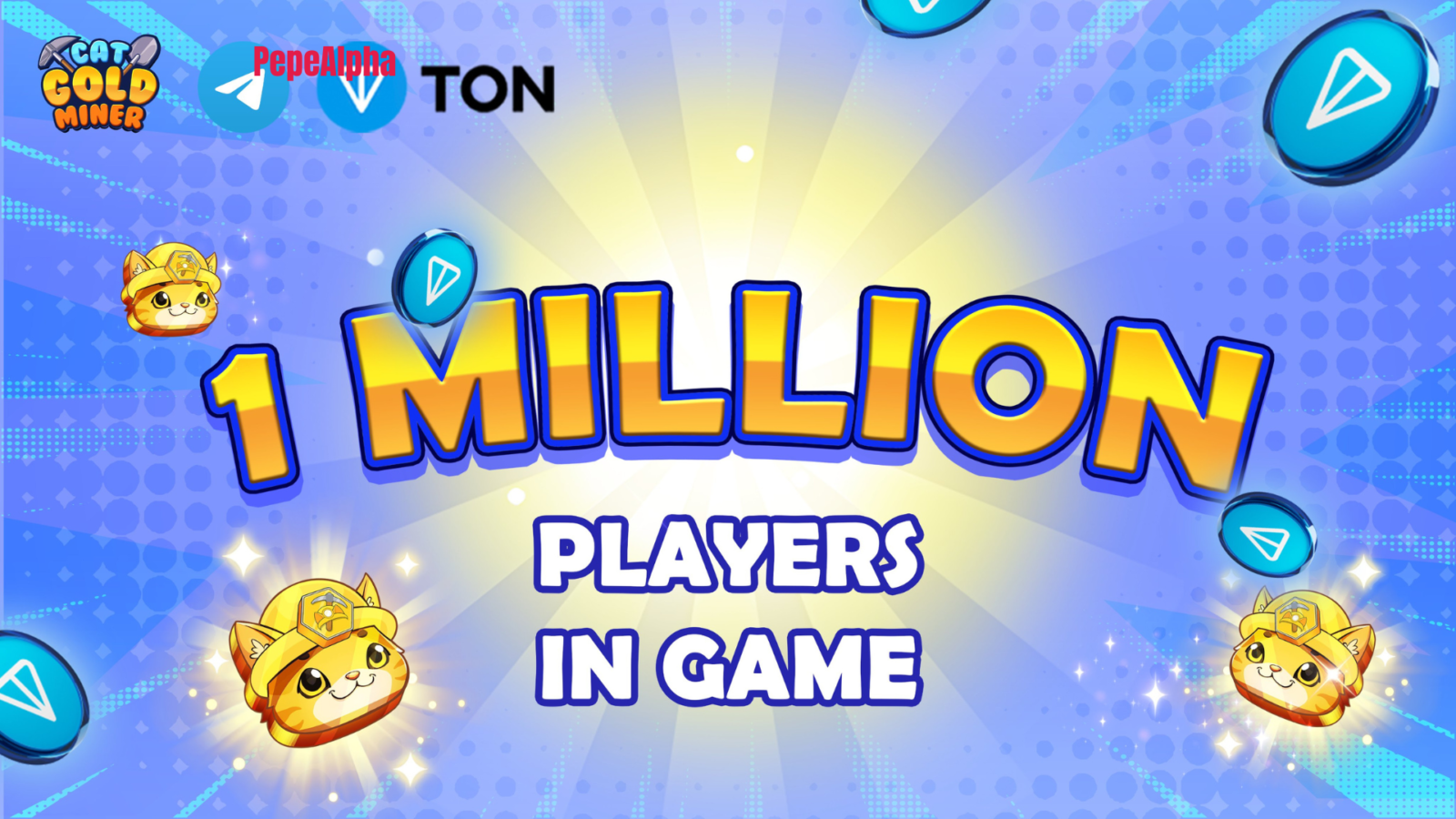 Cat Gold Miner: game exclusively on the Telegram app!