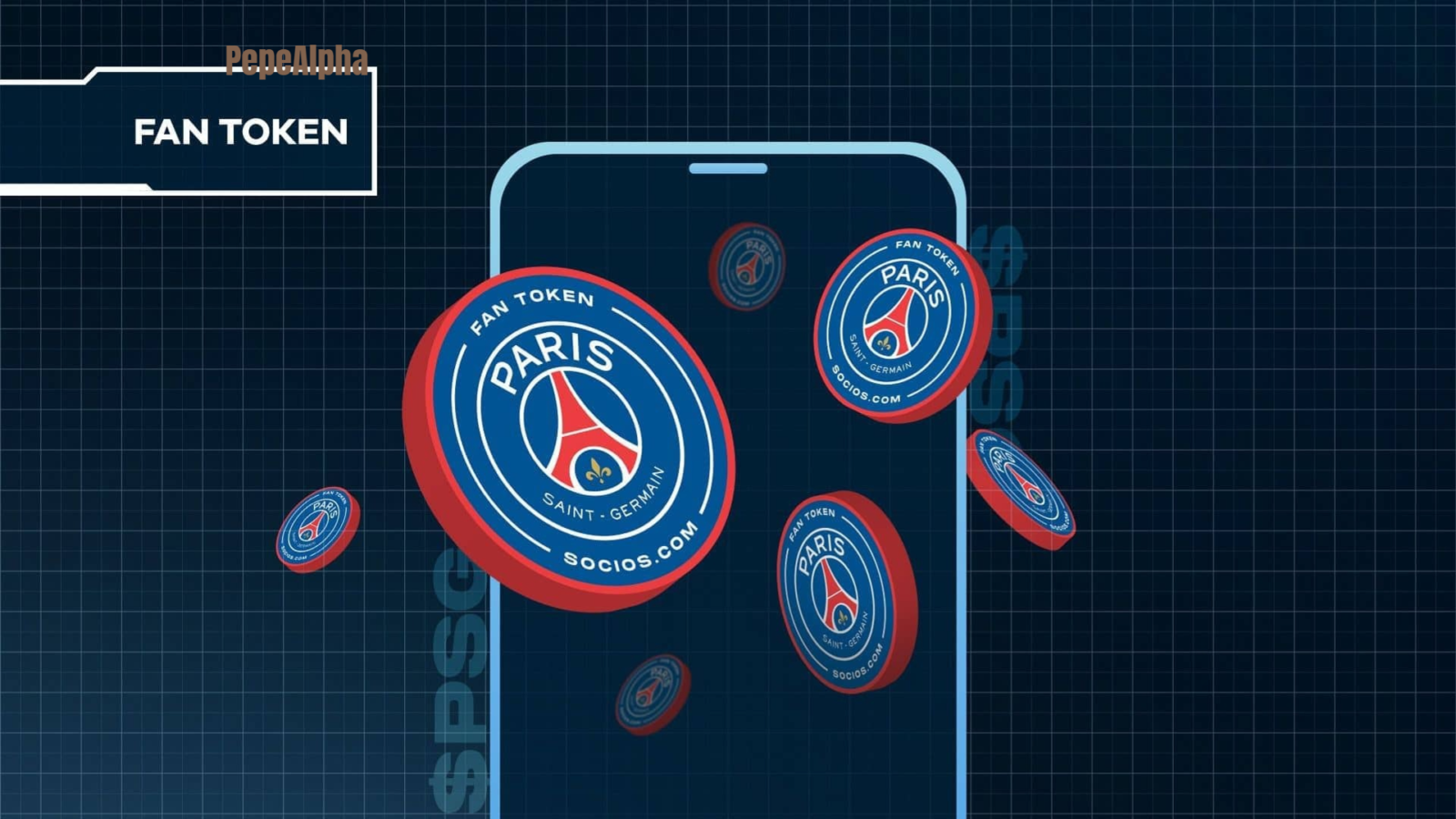 The French football club Paris Saint-Germain and fun token