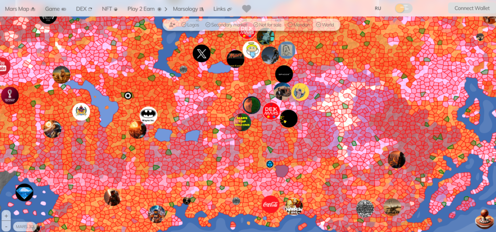 TONPLANET MAP