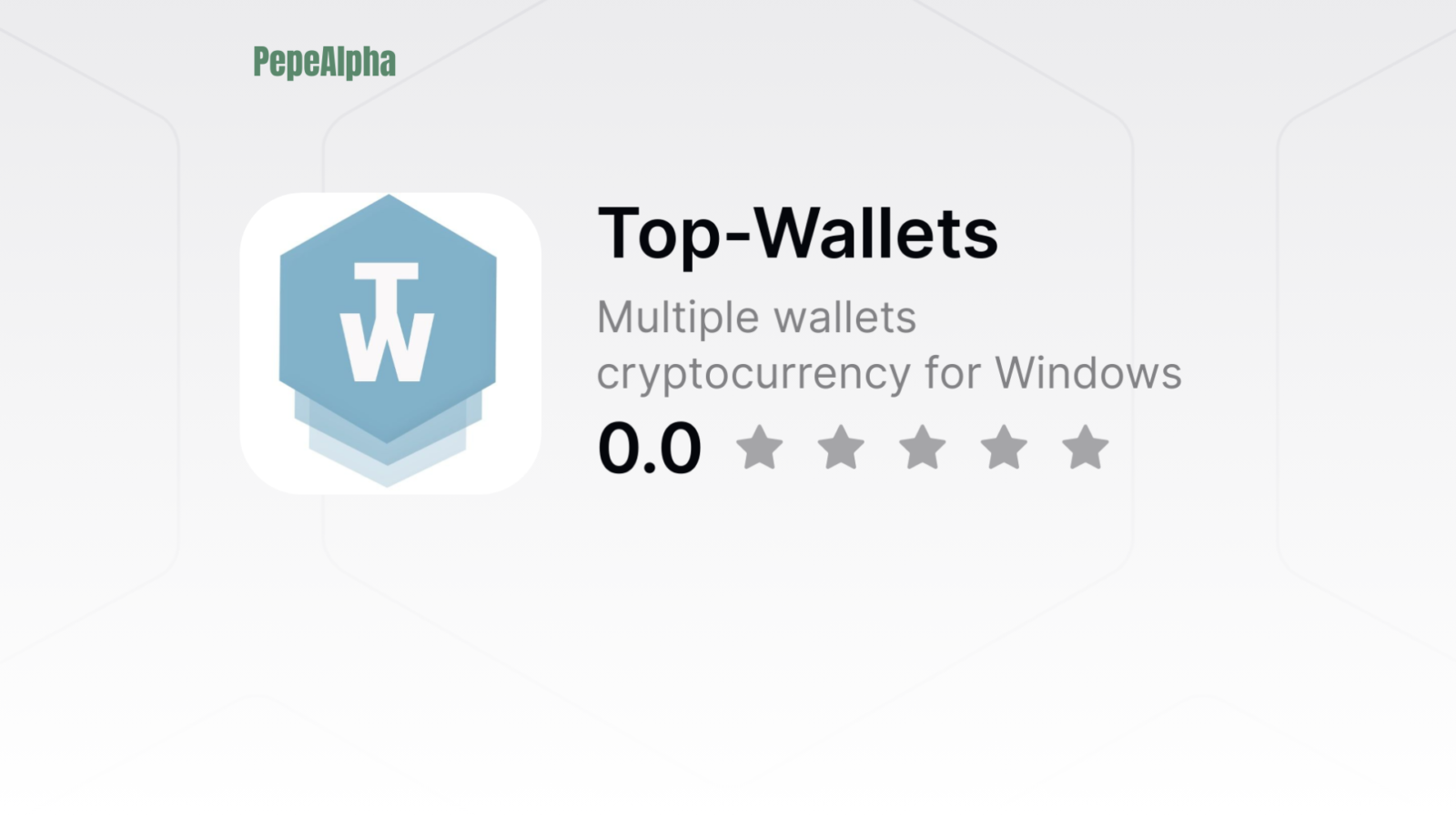 Top-Wallets: simple, convenient, and secure multi-wallet